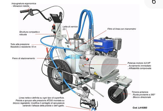 Macchina traccialinee professionale