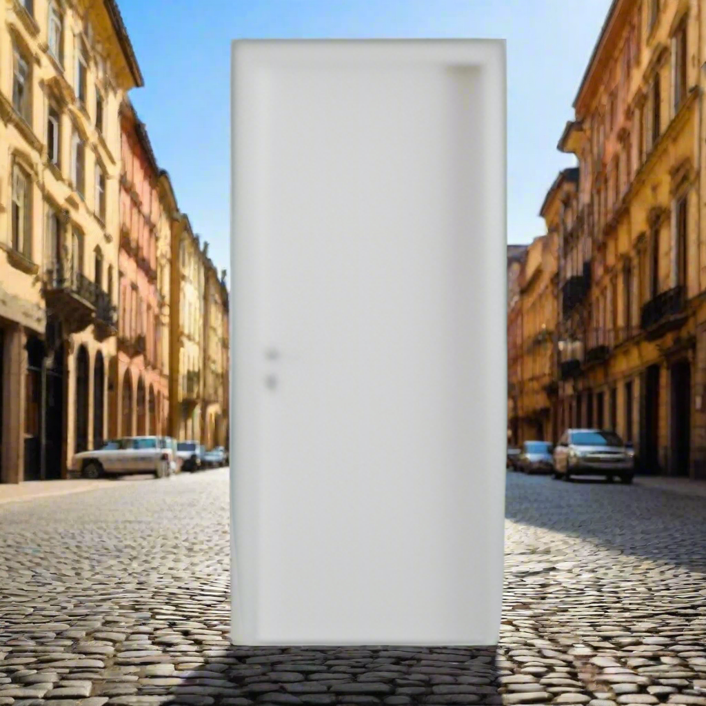 Porta in legno colore bianca